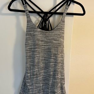 Moment To Movement 2-In-1 Tank Space Dye Camo Black White / Black